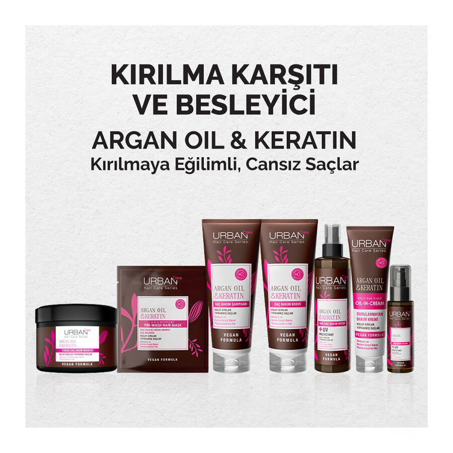 Argan Oil & Keratin Leave In Hair Conditioner Spray - 4