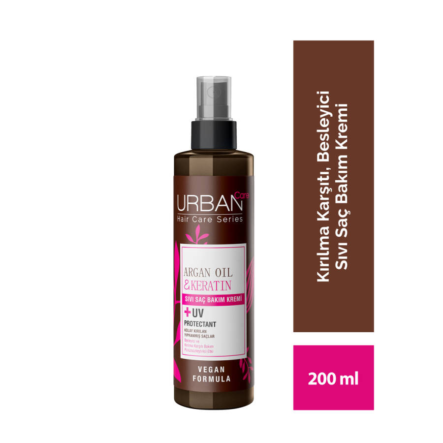 Argan Oil & Keratin Sıvı Saç Bakım Kremi - 1