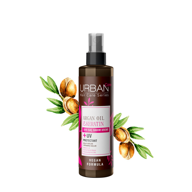 Argan Oil & Keratin Sıvı Saç Bakım Kremi - 3
