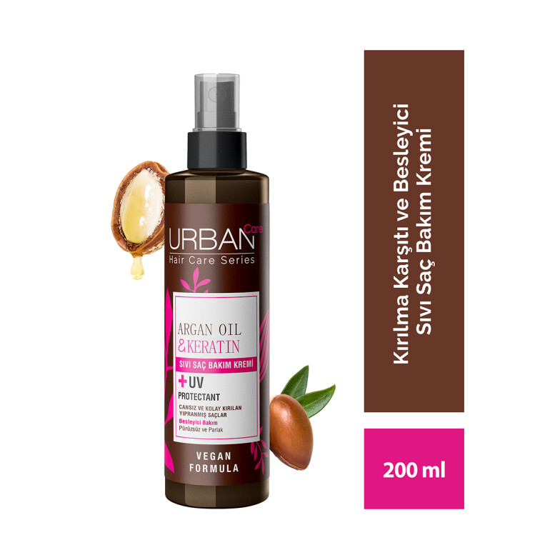 Argan Oil & Keratin Sıvı Saç Bakım Kremi - 1