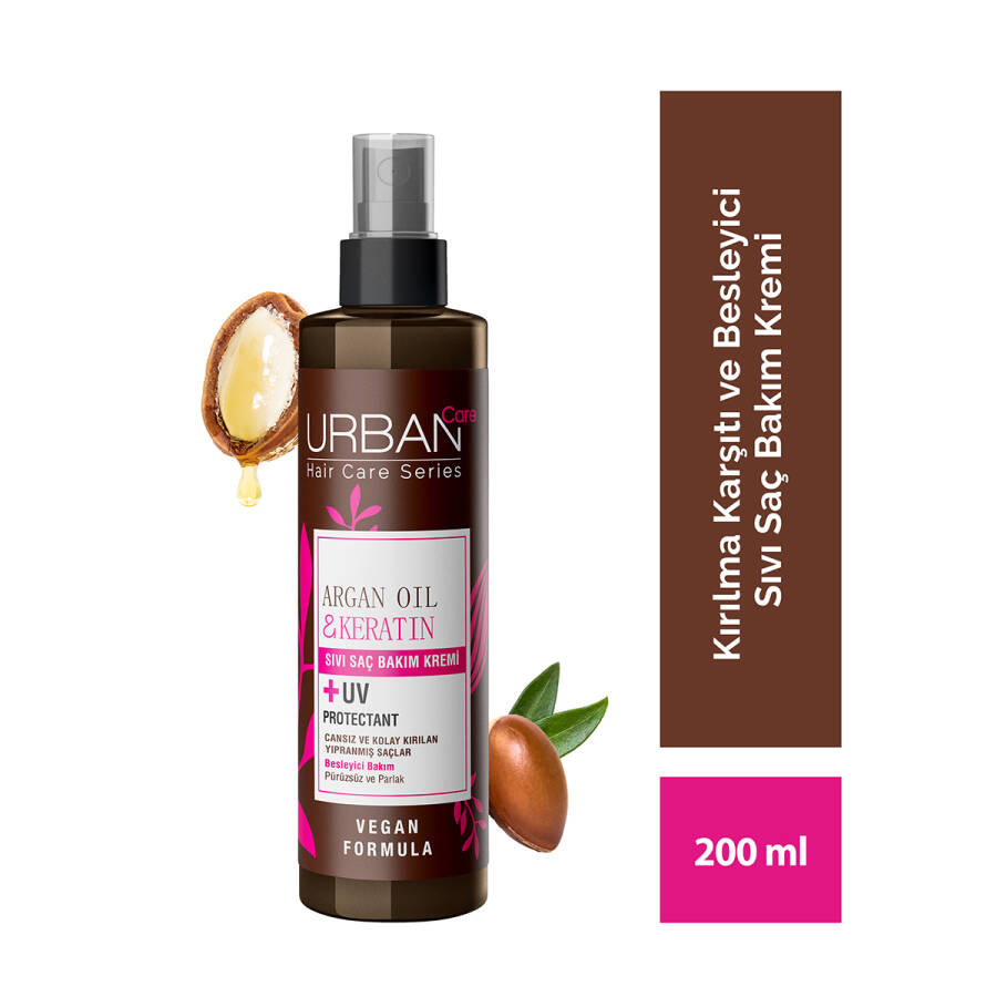 Argan Oil & Keratin Sıvı Saç Bakım Kremi - 1