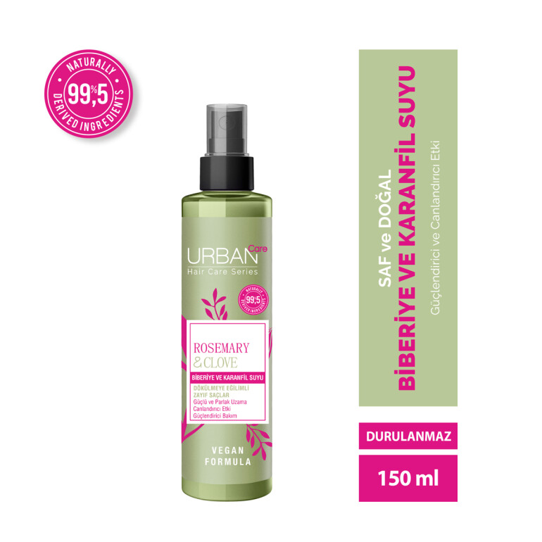 Rosemary & Clove Biberiye ve Karanfil Suyu % 99.5 Doğal ve Saf 150 ML - 1