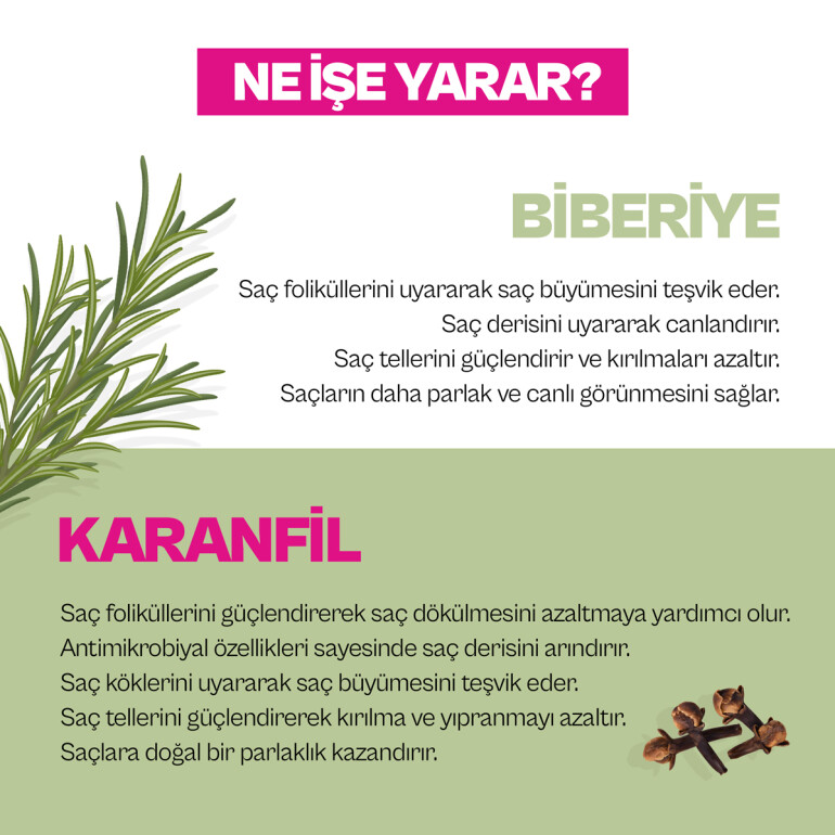 Rosemary & Clove Biberiye ve Karanfil Suyu % 99.5 Doğal ve Saf 150 ML - 4