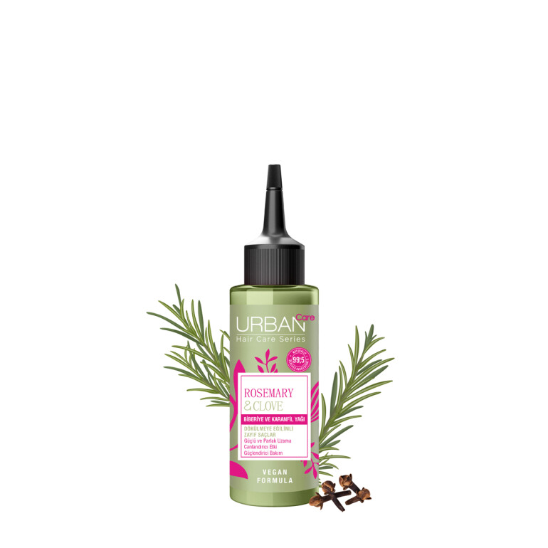 Rosemary & Clove Biberiye ve Karanfil Saç Bakım Yağı % 99.5 Doğal ve Saf 100 ML - 3