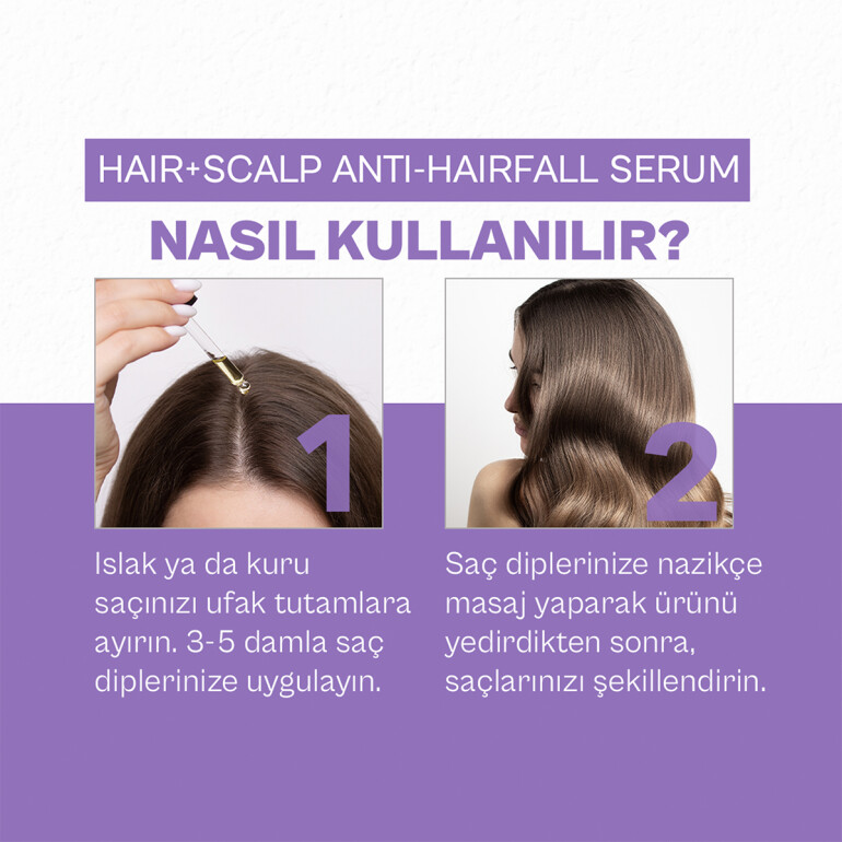 Expert No.6 Biotin Caffeine Dökülme Karşıtı Saç Bakım Serumu-50 ml-vegan - 3