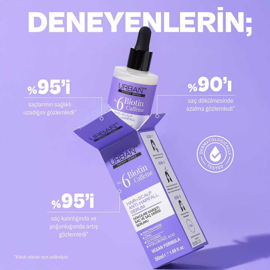 Expert No.6 Biotin Caffeine Dökülme Karşıtı Saç Bakım Serumu-50 ml-vegan - 5