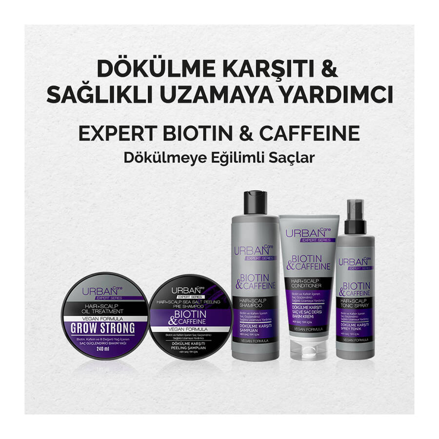 Expert Biotin & Kafein Dökülme Karşıtı Şampuan 350 ml + Tonik 200 ml Set - 4