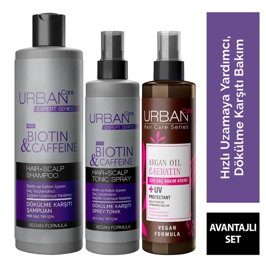 Expert Series Biotin & Caffeine Avantajlı Saç Bakım Seti - 1