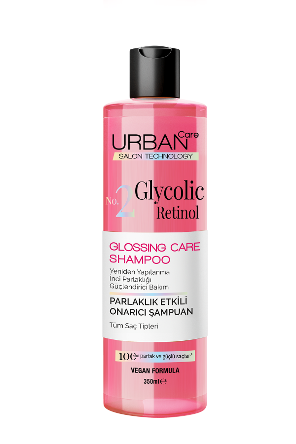Glikolik Retinol Parlaklık Etkili Onarıcı Saç Bakım Şampuanı-350ml - 2