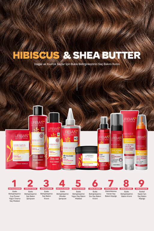 Hibiscus & Shea Butter Elektriklenme Karşıtı Saç Bakım Köpüğü-200 ML - 4