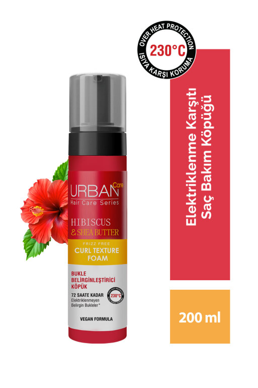 Hibiscus & Shea Butter Elektriklenme Karşıtı Saç Bakım Köpüğü-200 ML - 