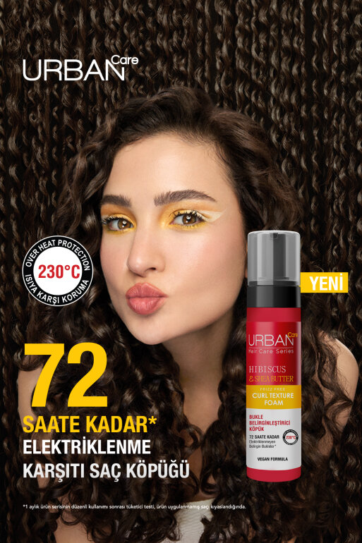 Hibiscus & Shea Butter Elektriklenme Karşıtı Saç Bakım Köpüğü-200 ML - 3