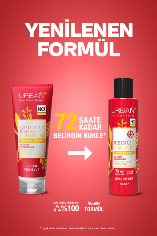  Hibiscus & Shea Butter Kıvırcık Ve Dalgalı Saçlara Özel Saç Kremi 250ml - 3
