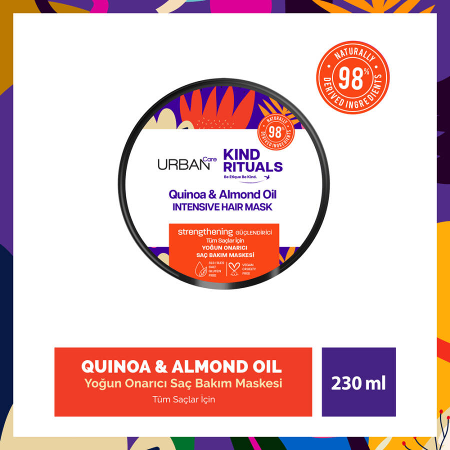 Kind Rituals Kinoa Almond Oil Intensive Hair Mask - 1