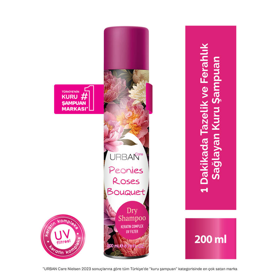 Peonies Roses Bouquet Dry Shampoo - 1