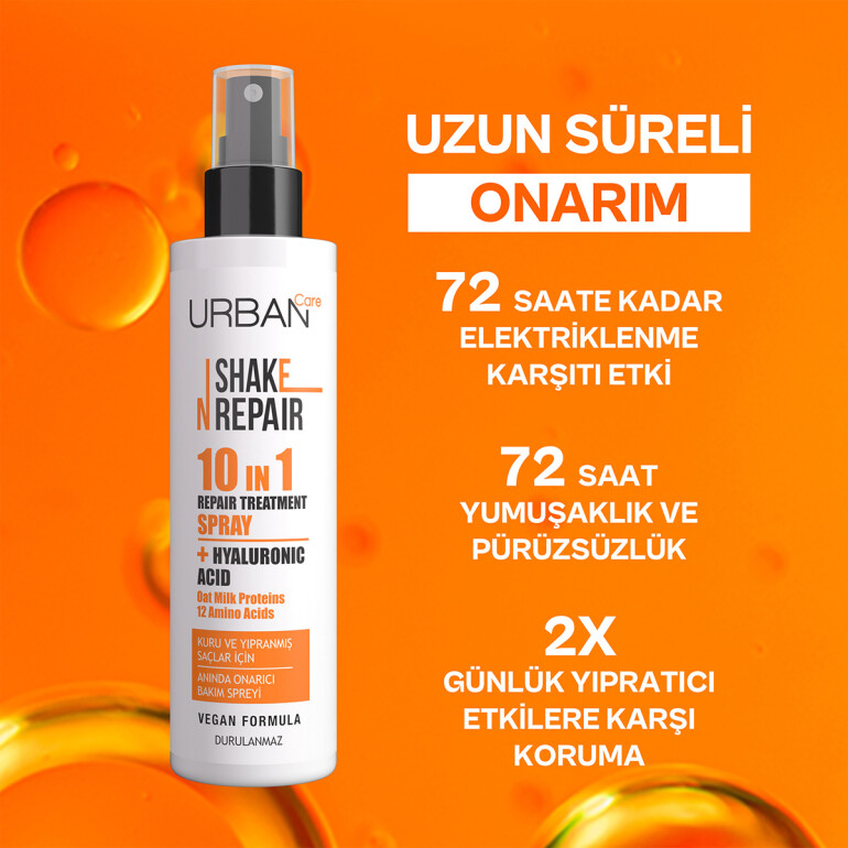 Shake N Repair 10-in-1 Restorative Effective Non-Rinsing Hair Care Spray 200ML - 3
