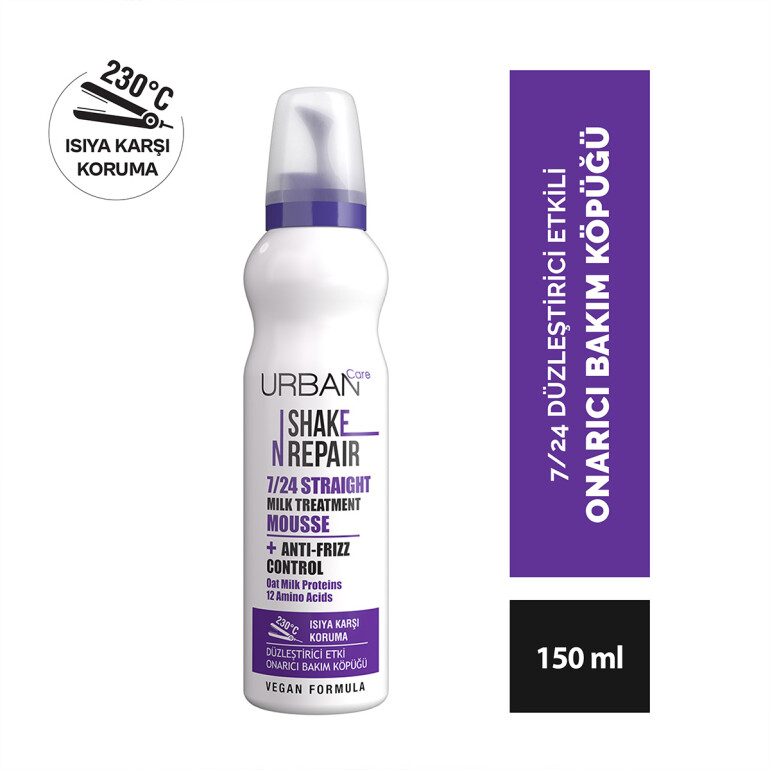 Shake N Repair 7/24 Smoothing Hair Care Mousse 150 ml - vegan - 1