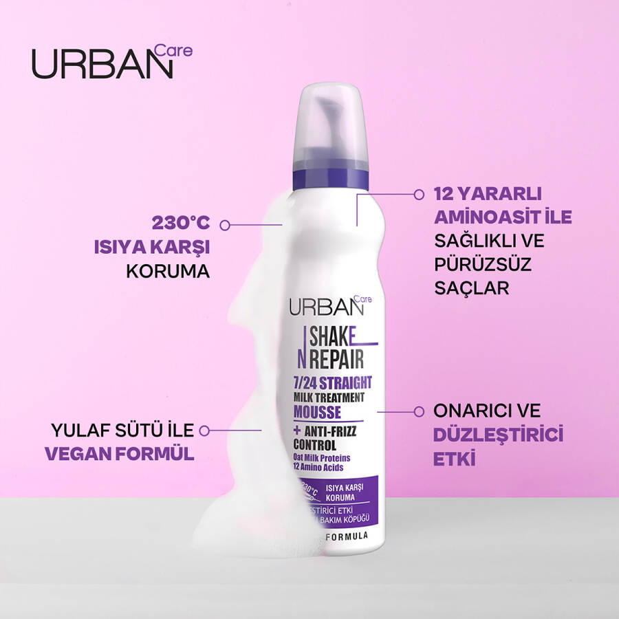 Shake N Repair 7/24 Smoothing Hair Care Mousse 150 ml - vegan - 3