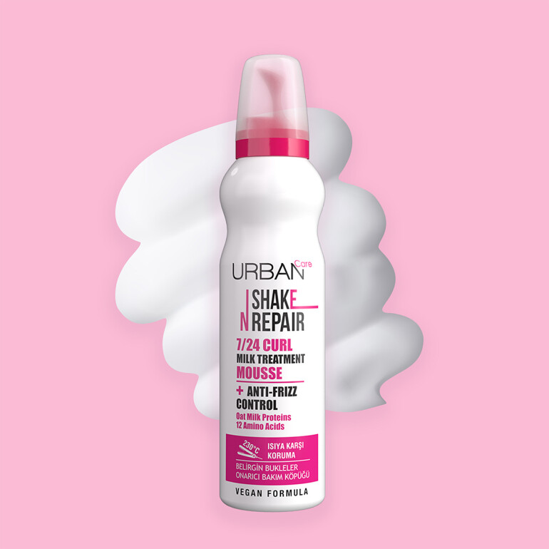 Shake N Repair 7/24 Special Hair Care Mousse for Frizzy & Curly Hair 150 ml – Vegan - 2