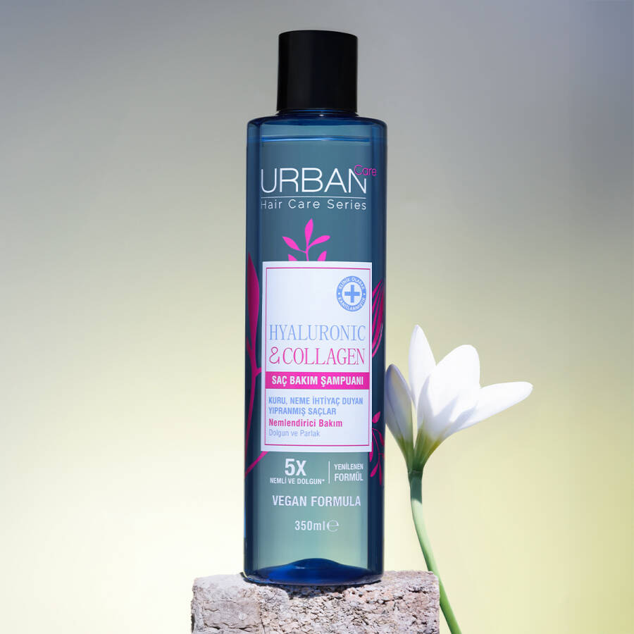 Hyaluronic & Collagen Ekstra Dolgunlaştırıcı Saç Bakım Şampuanı-350 ml-vegan - 8