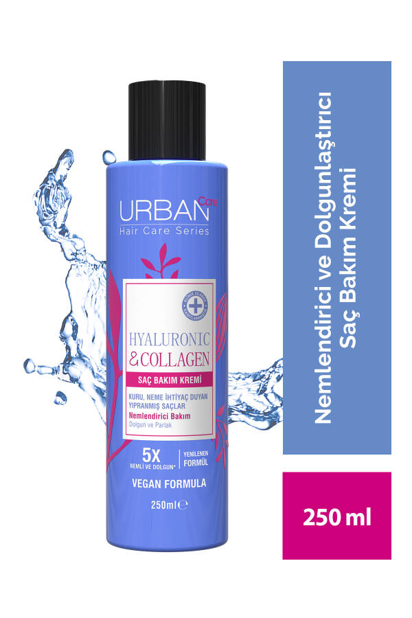 Hyaluronik & Kolajen Kuru ve Cansız Saçlara Özel Saç Bakım Kremi 250 ml - 1