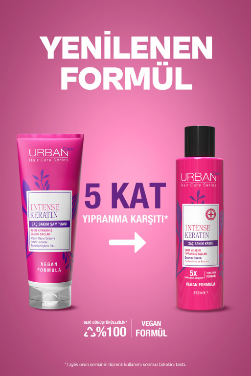  Intense Keratin Aşırı Yıpranmış Saçlara Özel Saç Bakım Kremi 250ml - 3