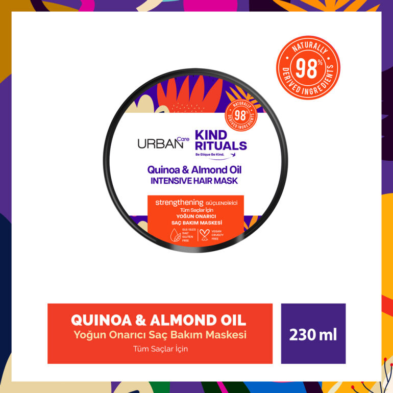 Kind Rituals Kinoa Almond Oil Saç Bakım Maskesi 230 ML - 1