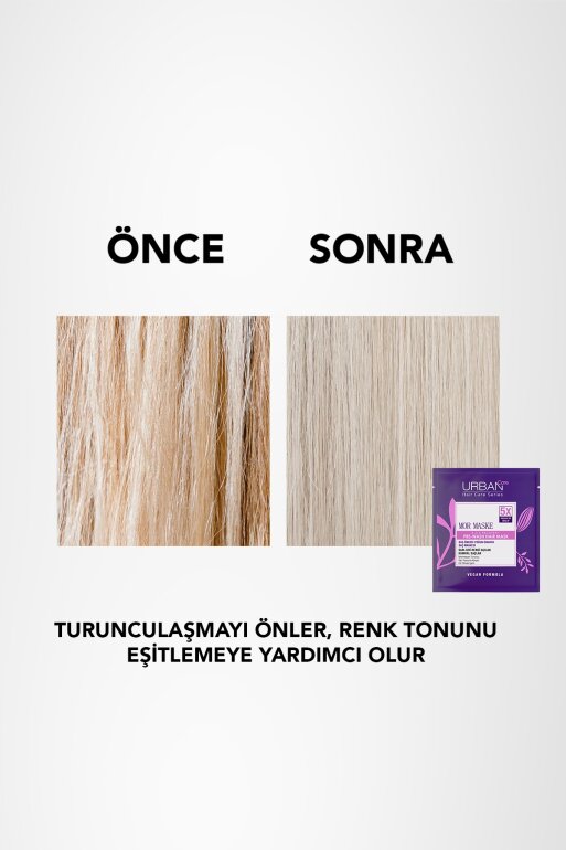 Mor Turunculaşma Karşıtı Duş Öncesi Saç Bakım Maskesi-50ml - 5