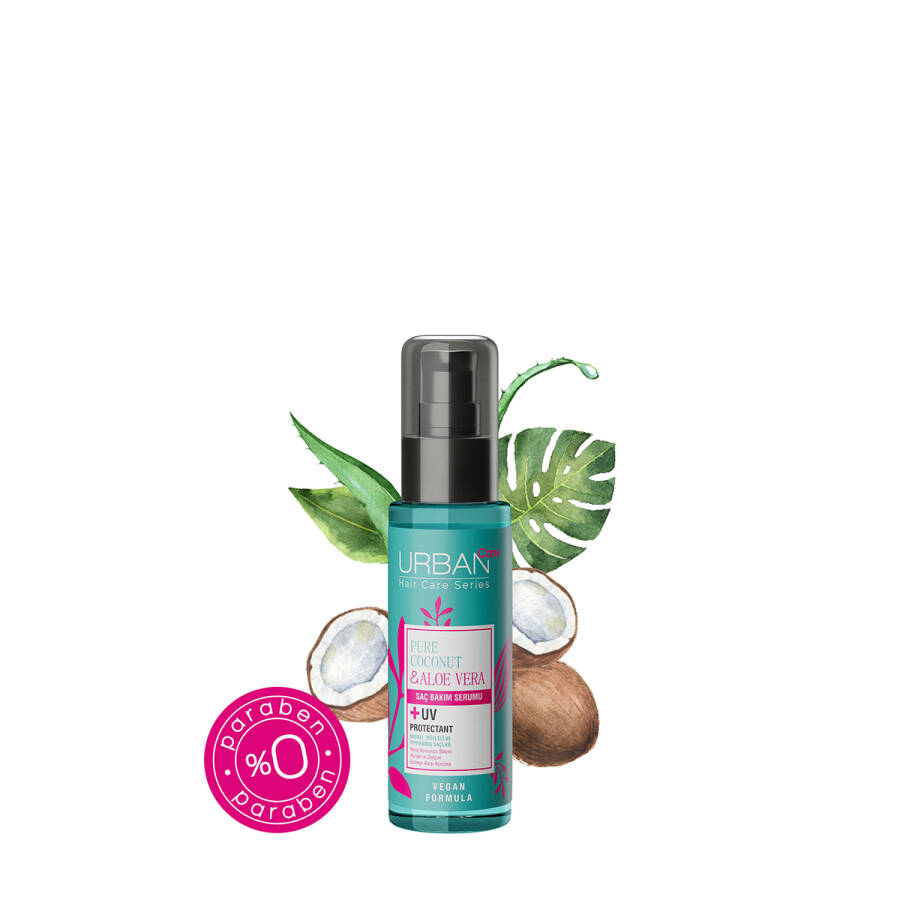 Pure Coconut & Aloe Vera Hair Care Serum - 3