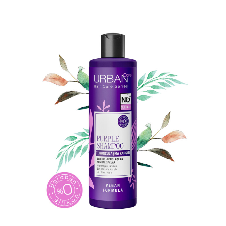 Anti-Brassiness Purple Hair Care Shampoo NO SULFATE - 3