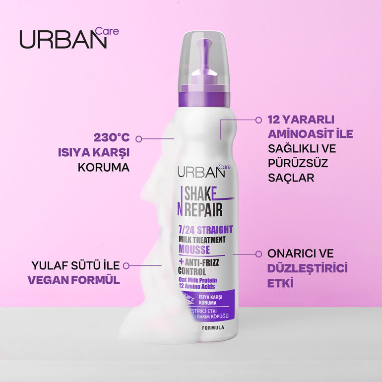 Shake N Repair 7/24 Düzleştirici Etkili Saç Bakım Köpüğü 150 ml-vegan - 3