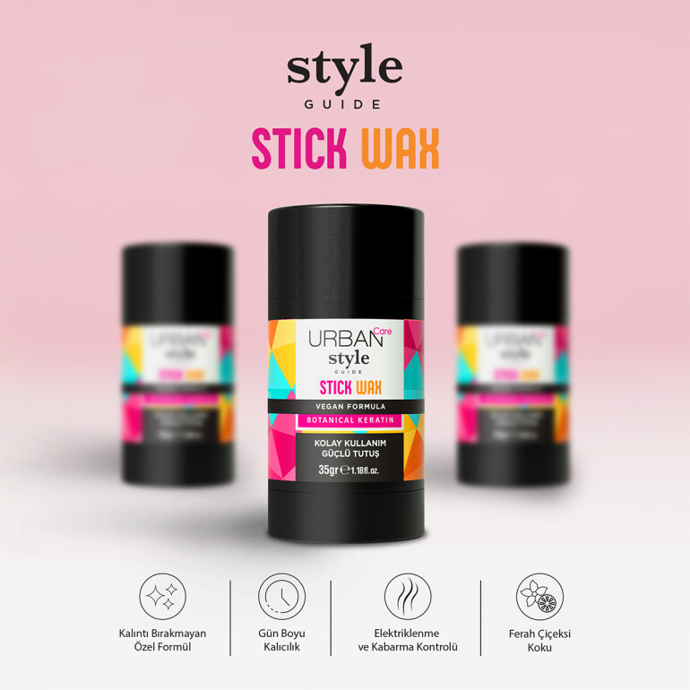 Style Guide Güçlü Tutuş Sağlayan Saç Sabitleyici Stick Wax - 3