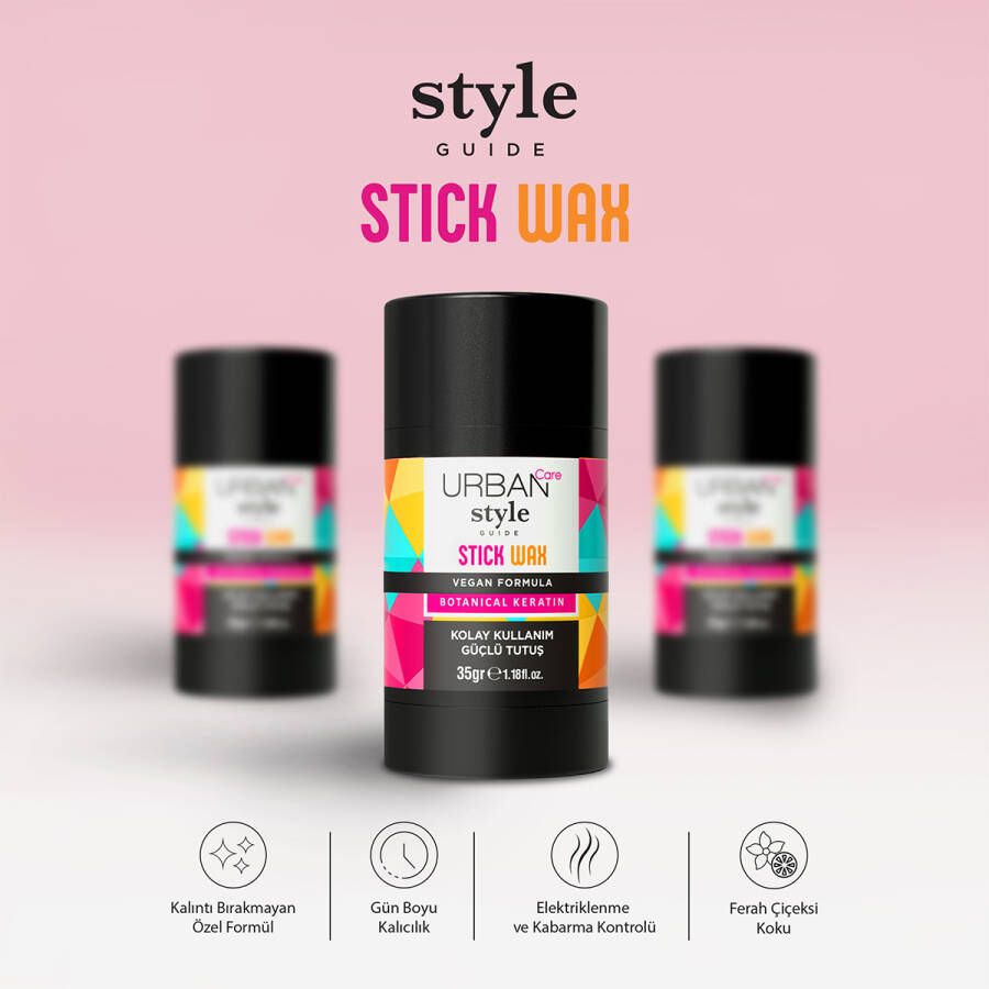Style Guide Güçlü Tutuş Sağlayan Saç Sabitleyici Stick Wax - 3