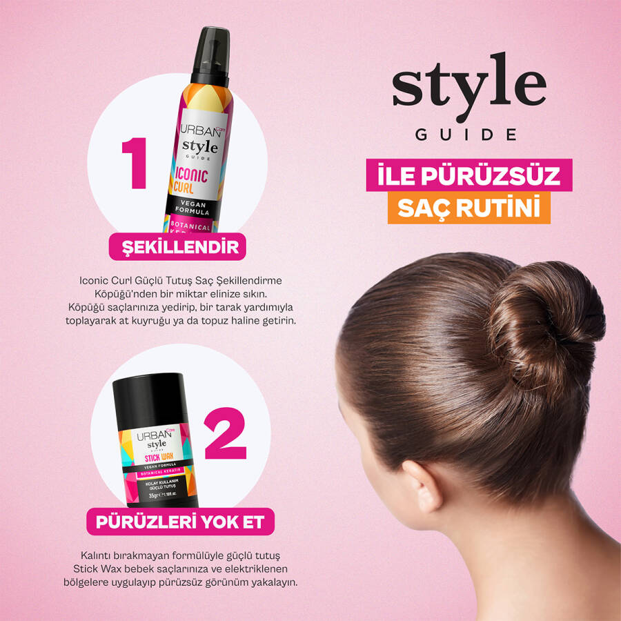 Style Guide Güçlü Tutuş Sağlayan Saç Sabitleyici Stick Wax - 5