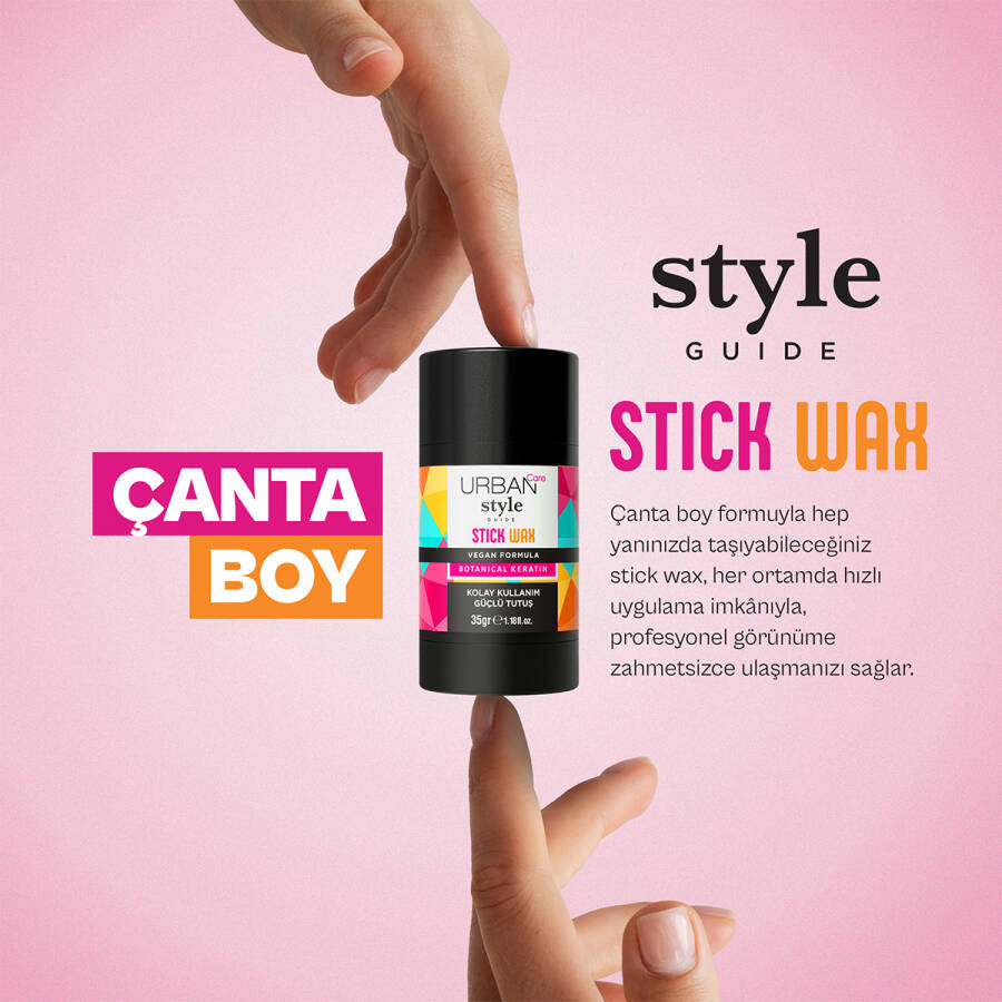 Style Guide Güçlü Tutuş Sağlayan Saç Sabitleyici Stick Wax - 7