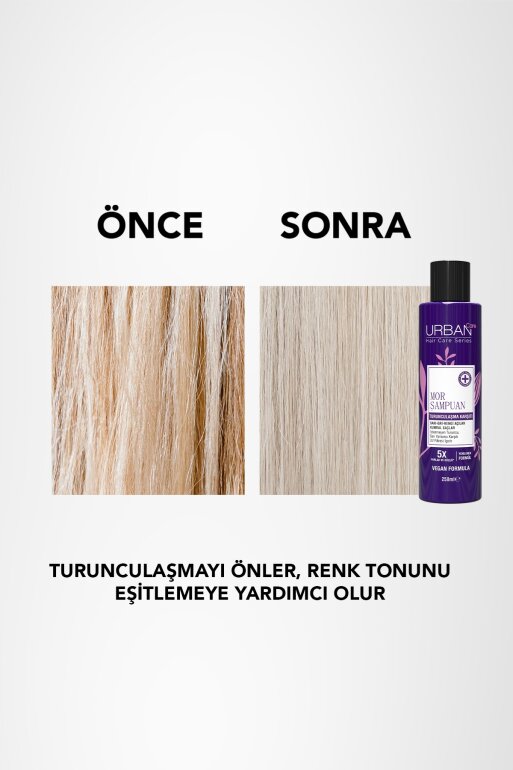 Turunculaşma Karşıtı Mor Saç Bakım Şampuanı,250 ml-Sülfatlı - 5