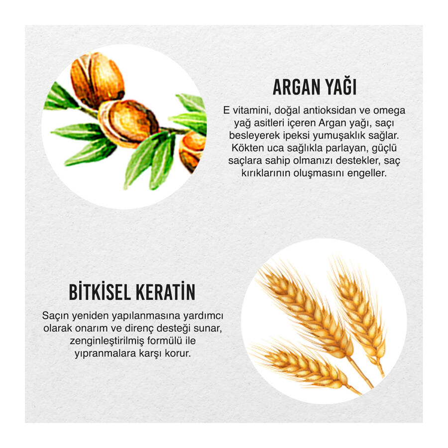 Argan Oil & Keratin Saç Bakım Şampuanı - 5