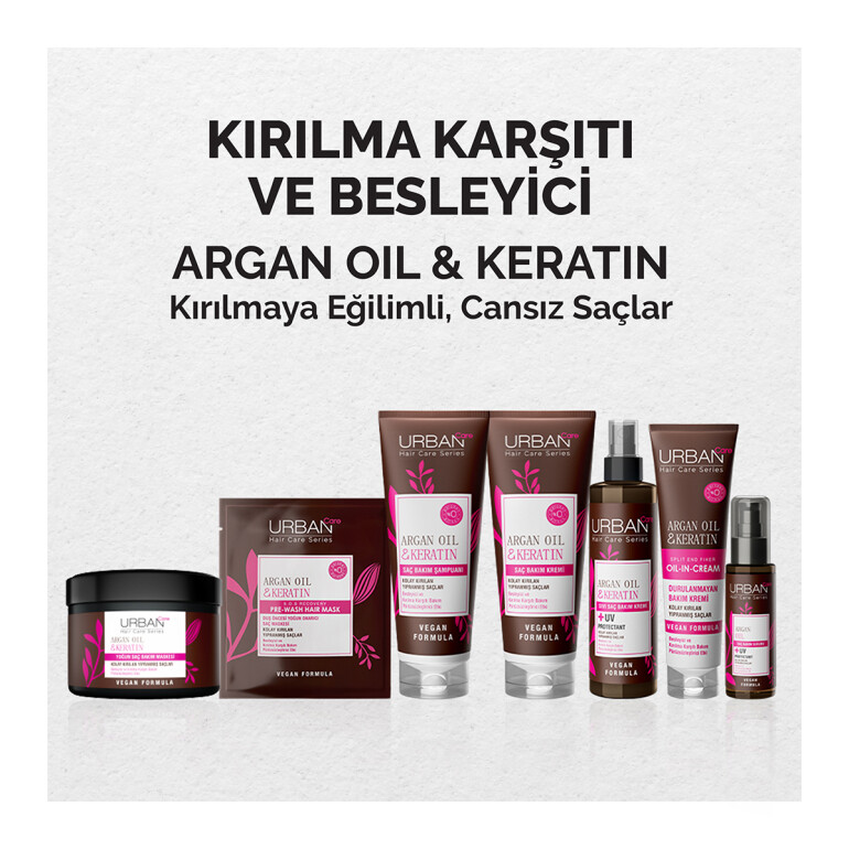 Argan Oil & Keratin Sıvı Saç Bakım Kremi - 4