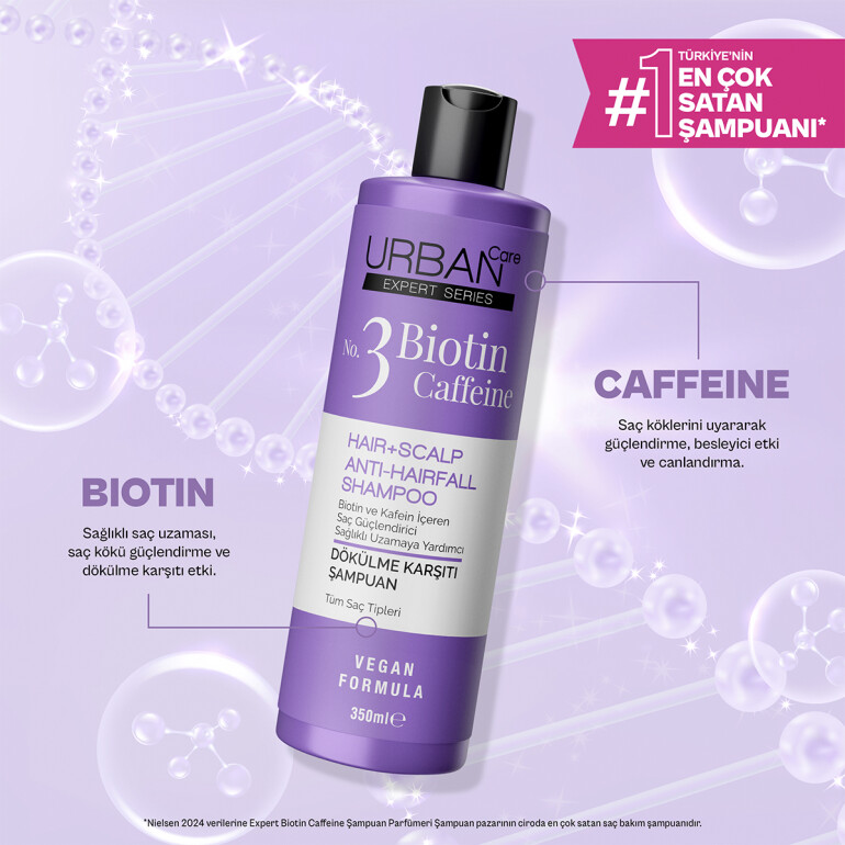 Expert Series Biotin & Caffeine Saç Bakım Şampuanı - 3