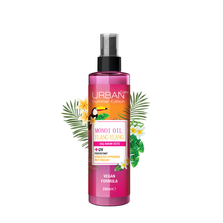 Monoi Ylang Ylang Güneşten Yıpranmış Mat Saçlara Özel Saç Bakım Sütü 200 ML - 2