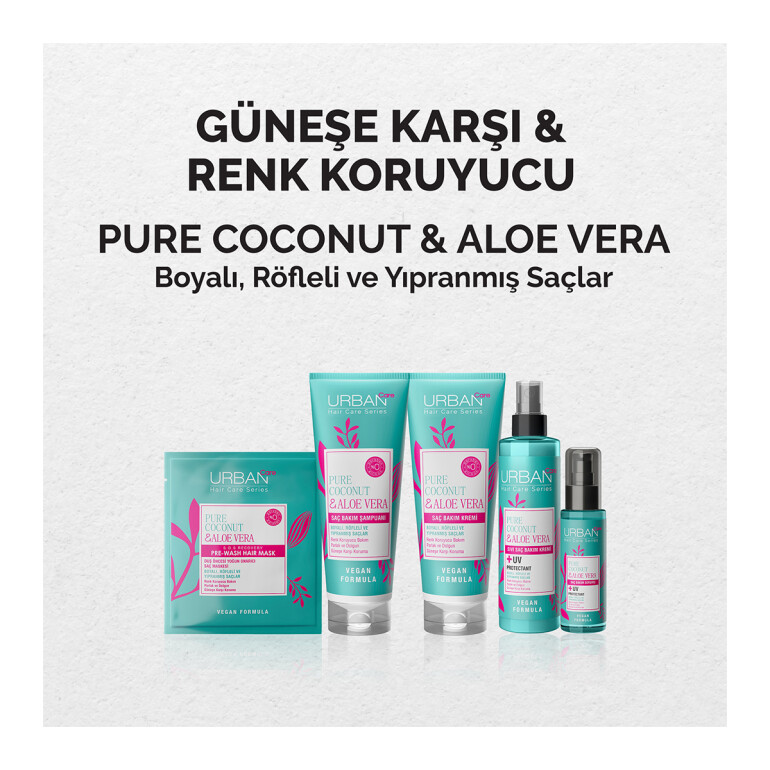 Pure Coconut & Aloe Vera Saç Bakım Serumu - 4