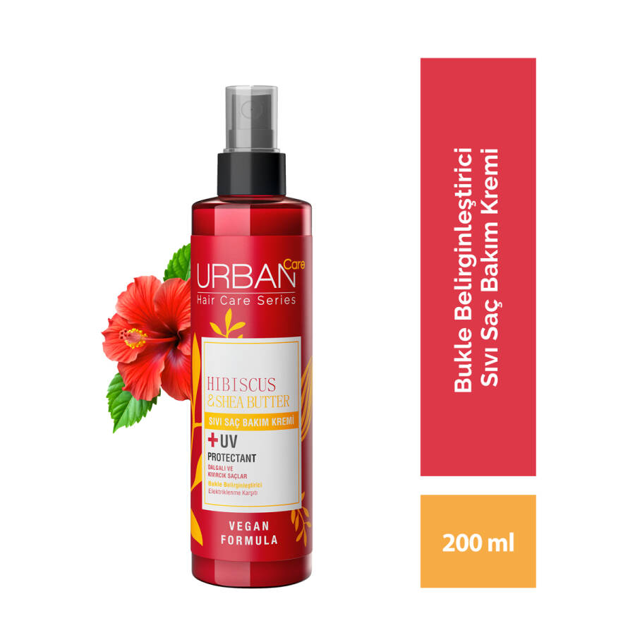 Twisted Curls Hibiscus & Shea Butter Sıvı Saç Bakım Kremi - 1