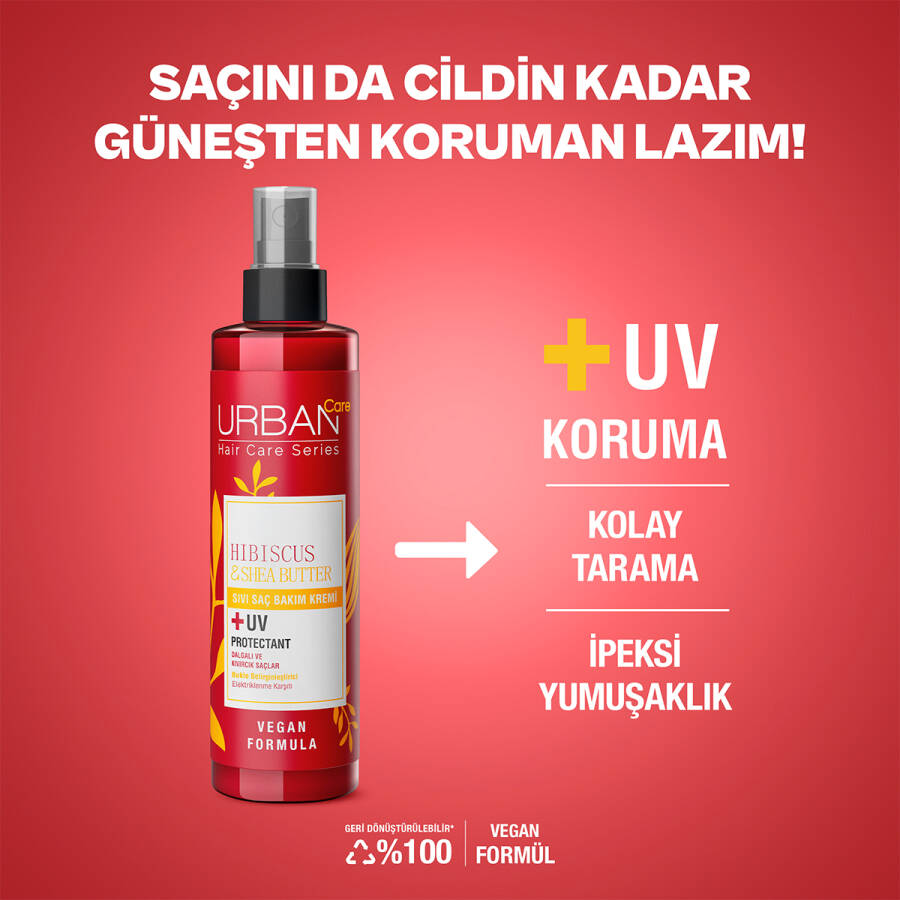 Twisted Curls Hibiscus & Shea Butter Sıvı Saç Bakım Kremi - 3